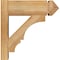 Ekena Millwork Balboa Rough Sawn Arts and Crafts Outlooker, Western Red Cedar, 6"W x 16"D x 16"H OUT06X16X16BOA03RWR - alternate 4